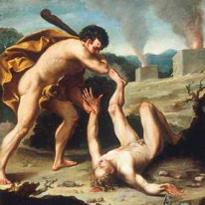 Kain erschlägt Abel